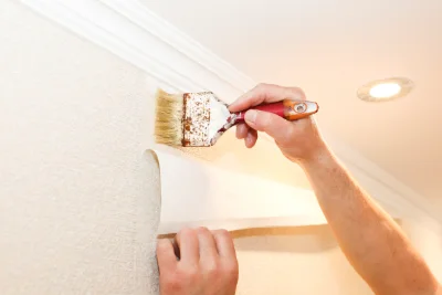 Pose de papier peint à Sainte-Dode — revêtements muraux et toiles de verre